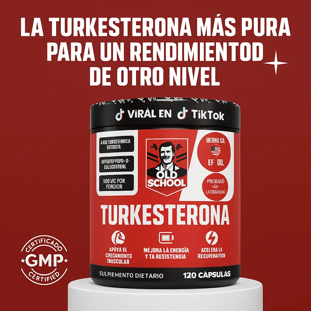 TURKESTERONE® - Turkesterona + Tongkat Ali: Fuerza Real, Recuperación Más Rápida