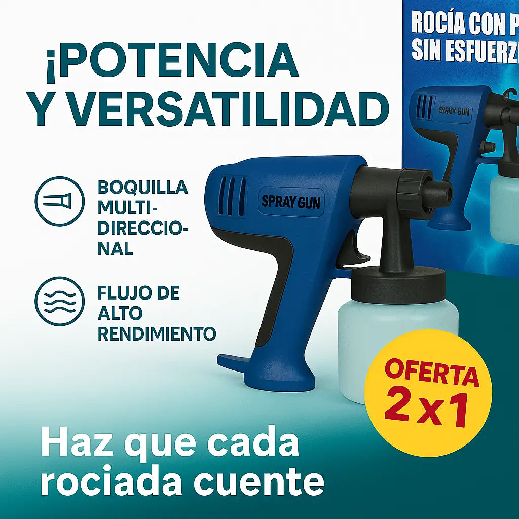🔥 TurboSpray Pro – La pistola que pinta y fumiga como un Pro