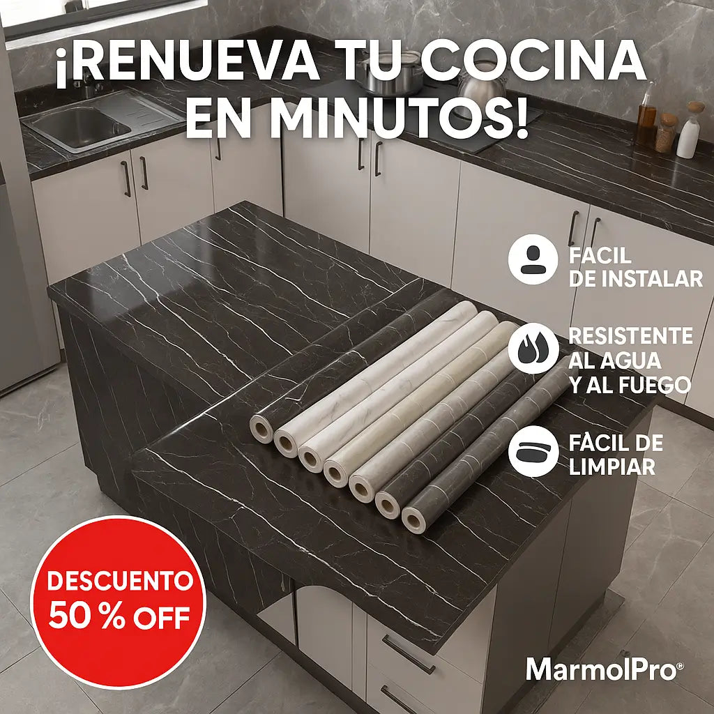 Marmol Pro® -  Mármol Adhesivo Premium - 50%OFF 2mx60cm