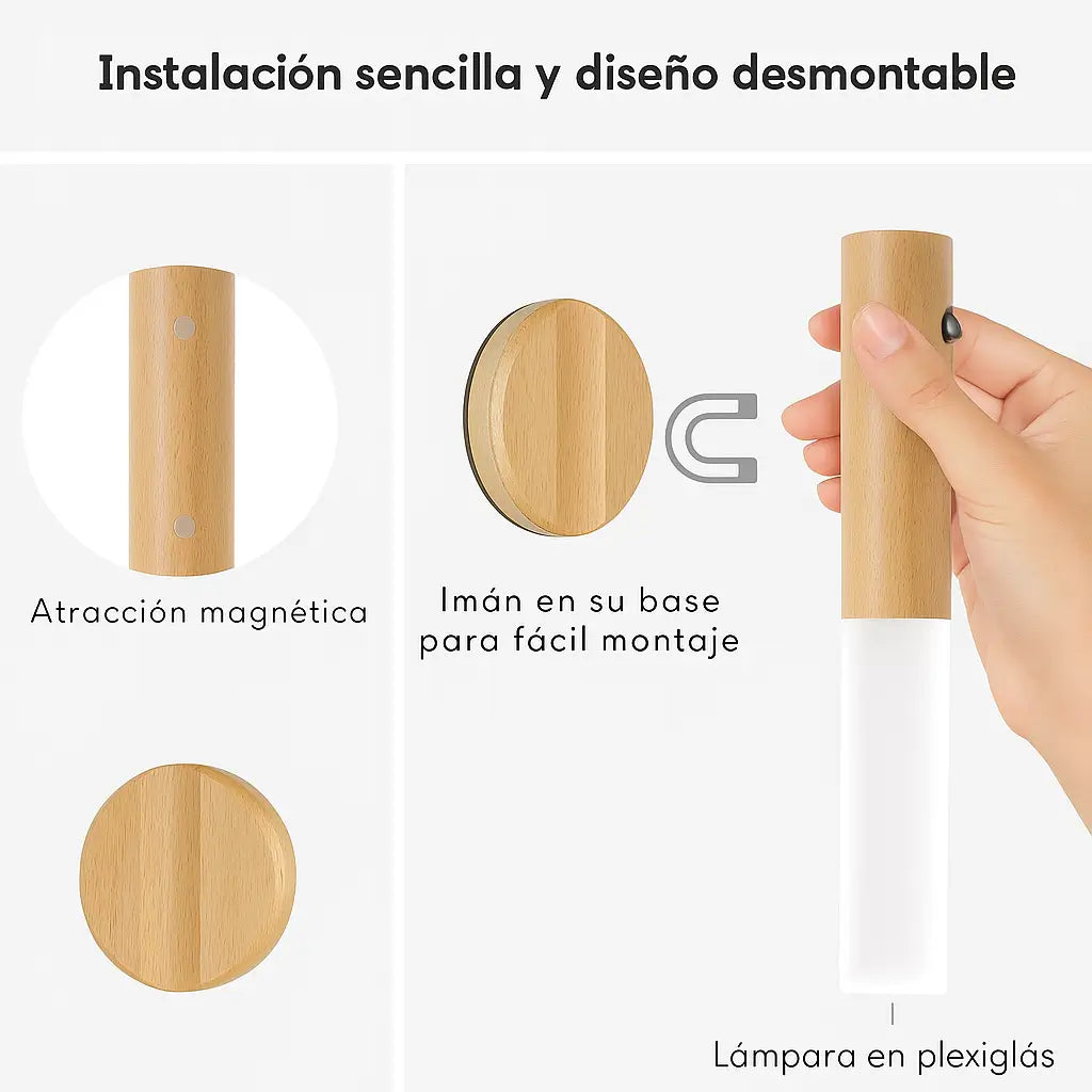 LÜX 2 Lamparas Led - Instala sin herramientas  y transforma cualquier espacio en algo extraordinario