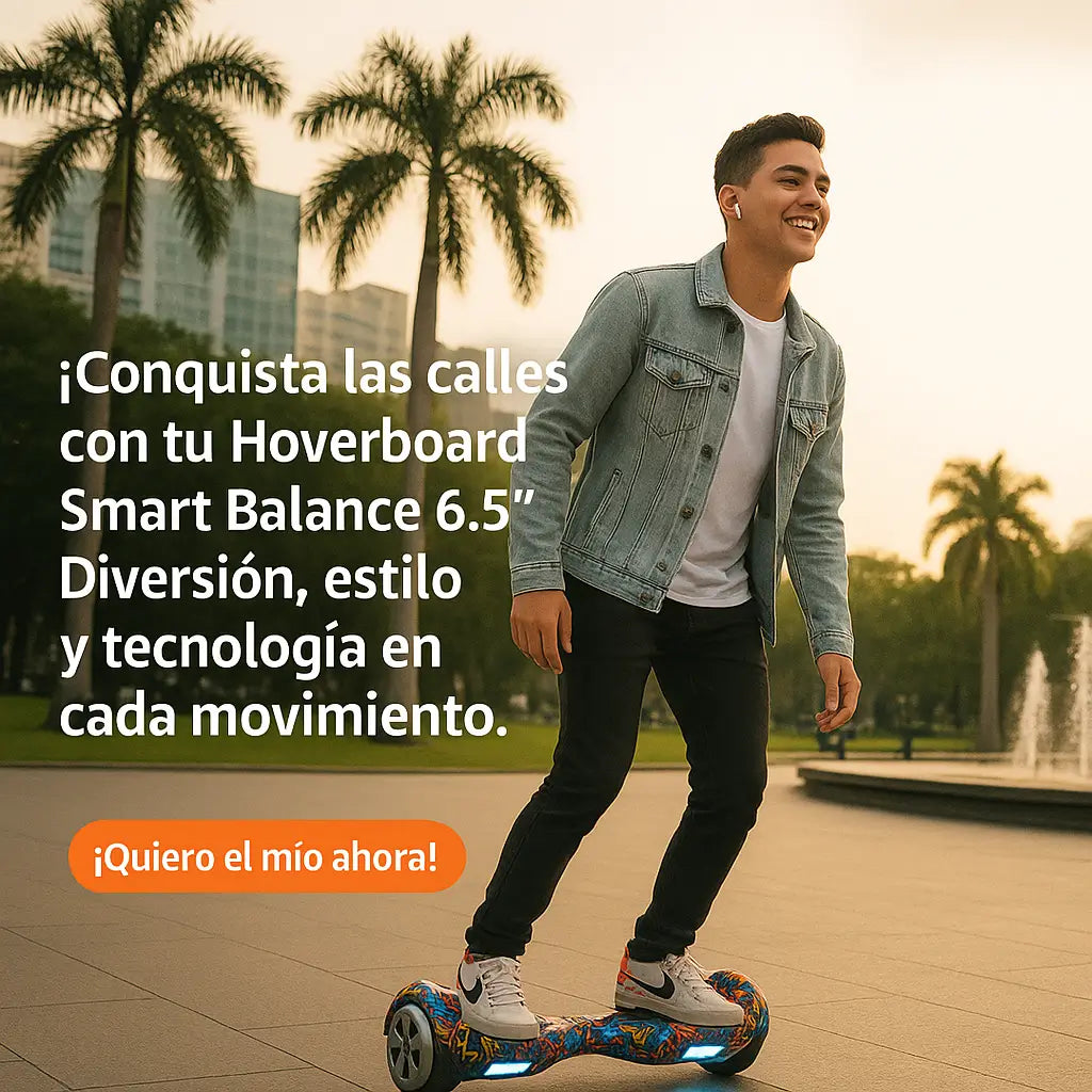 Hoverboard 6.5” Smart Balance – Diversión, Estilo y Tecnología en Cada Movimiento