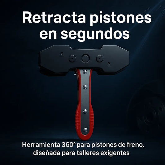 Compresor de Pistones de Freno 360° con Carraca – Herramienta Profesional para Talleres