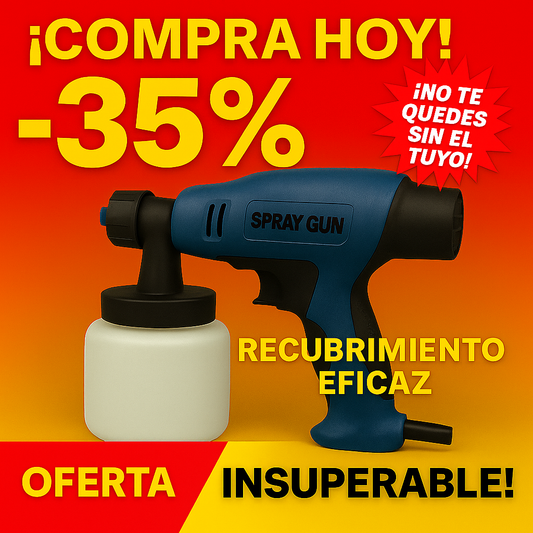 🔥 TurboSpray Pro – La pistola que pinta y fumiga como un Pro