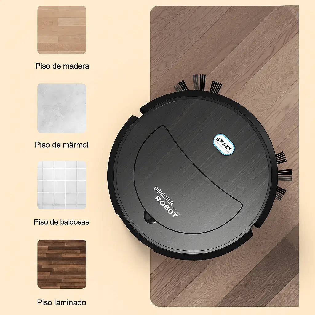 Robotina® — Tu asistente inteligente para pisos impecables, sin esfuerzo.